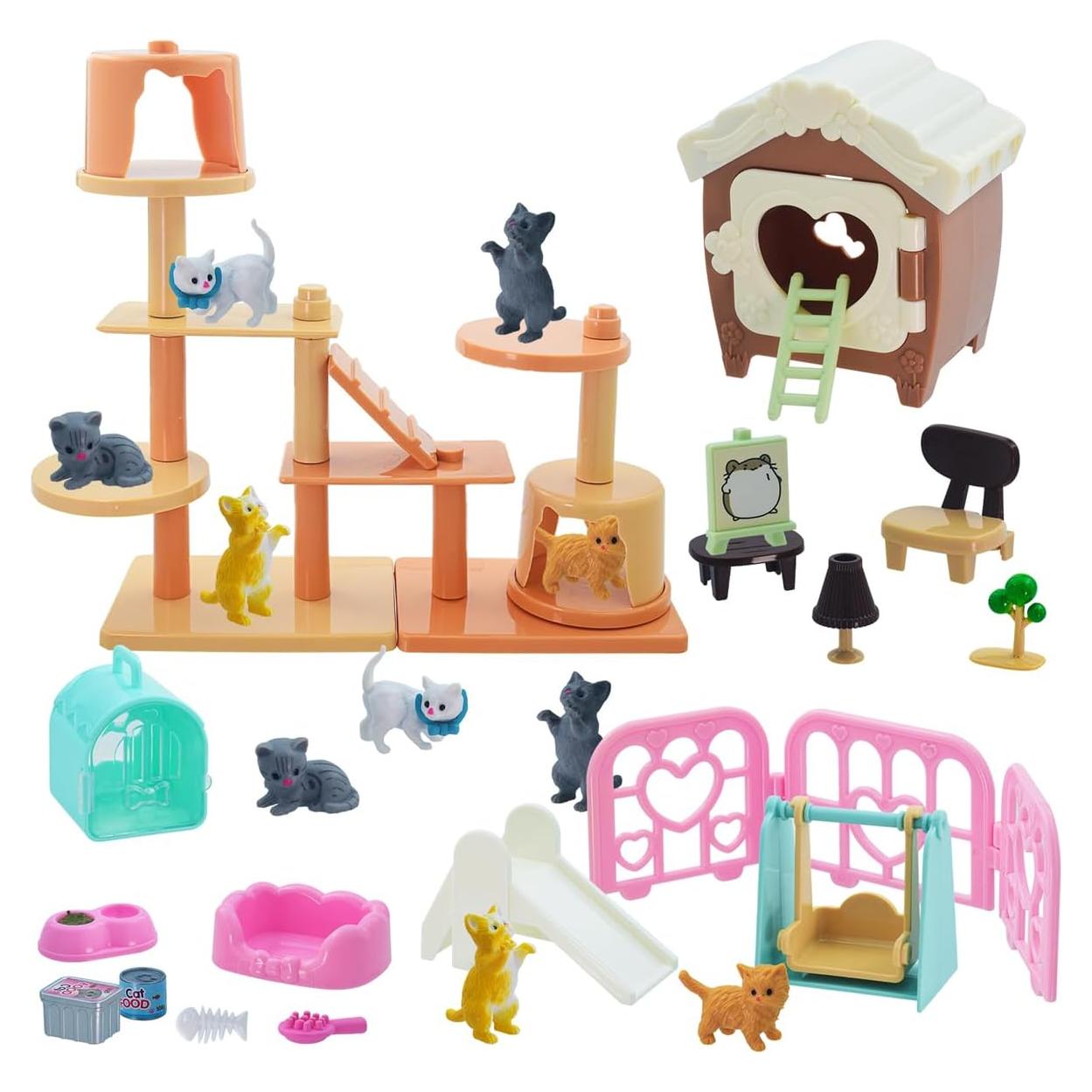 Juego de Imaginación para Niños Iselyn - 48 Piezas de Gato