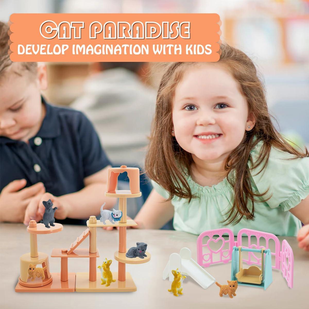 Juego de Imaginación para Niños Iselyn - 48 Piezas de Gato