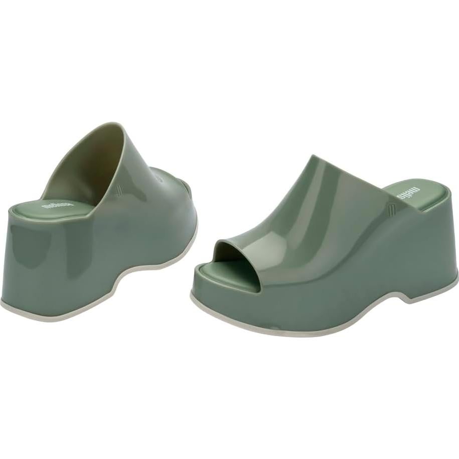 Mules Patty Melissa Mujeres Verde Claro Talla 8 Comodidad