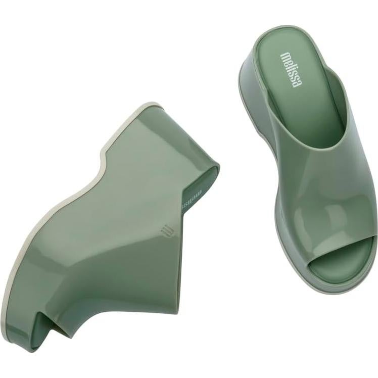 Mules Patty Melissa Mujeres Verde Claro Talla 8 Comodidad