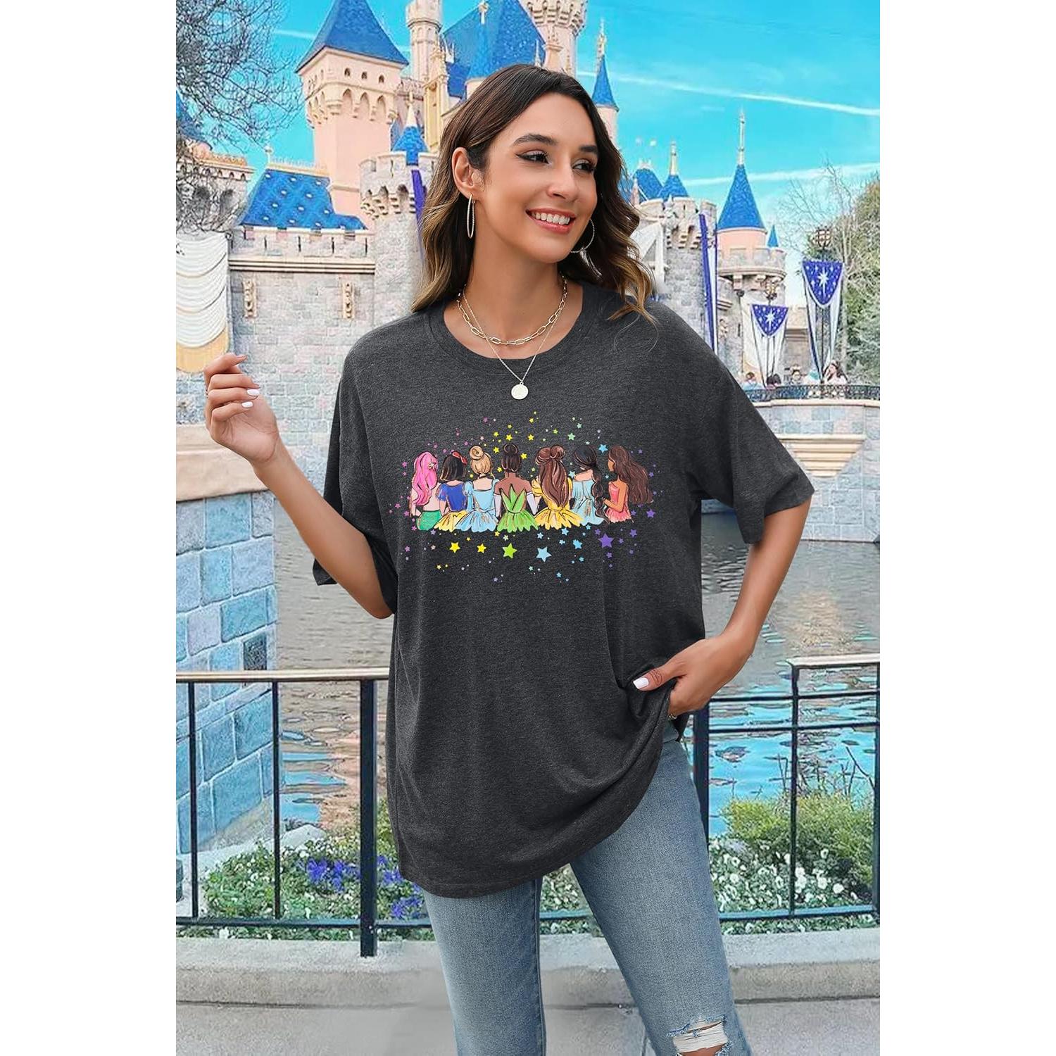 Camisa Mágica para Mujeres - Princesa Gris Mediana