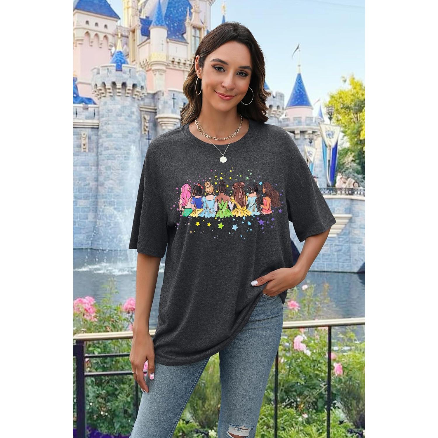 Camisa Mágica para Mujeres - Princesa Gris Mediana