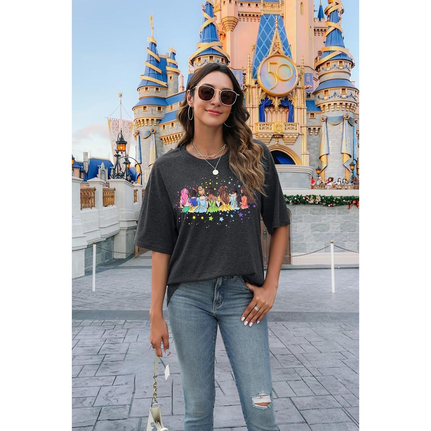 Camisa Mágica para Mujeres - Princesa Gris Mediana