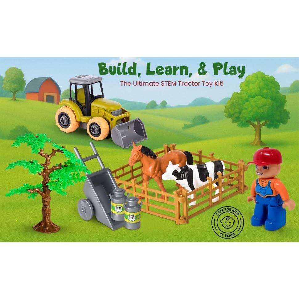 Kit de Tractor Desmontable Maribus-FL - Juguete Educativo STEM