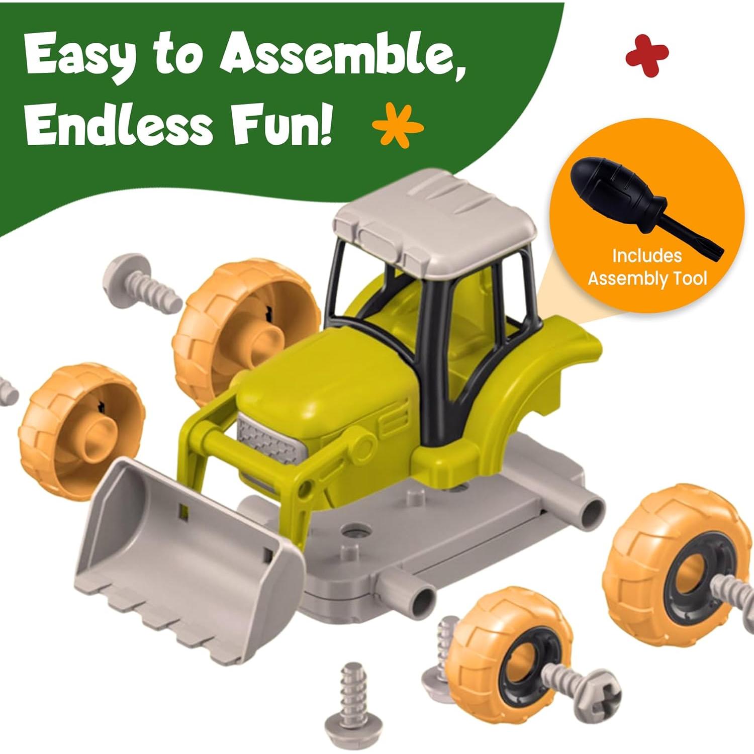 Kit de Tractor Desmontable Maribus-FL - Juguete Educativo STEM