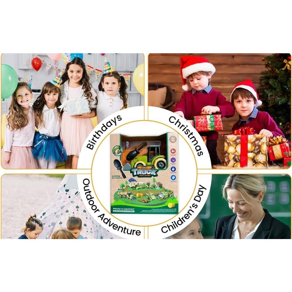 Kit de Tractor Desmontable Maribus-FL - Juguete Educativo STEM