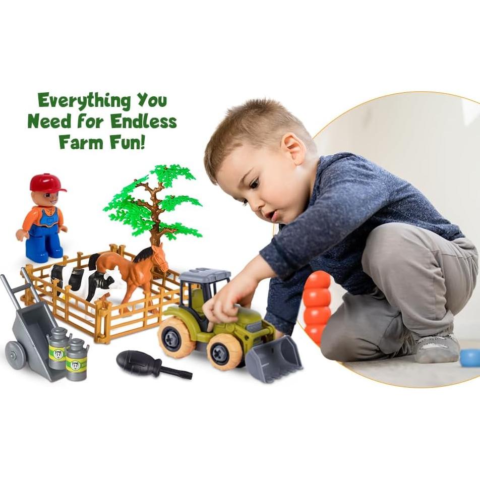 Kit de Tractor Desmontable Maribus-FL - Juguete Educativo STEM