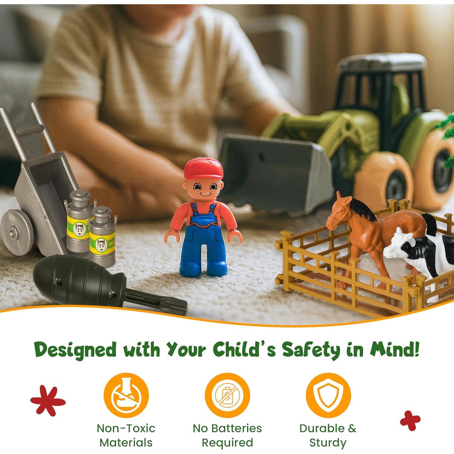 Kit de Tractor Desmontable Maribus-FL - Juguete Educativo STEM