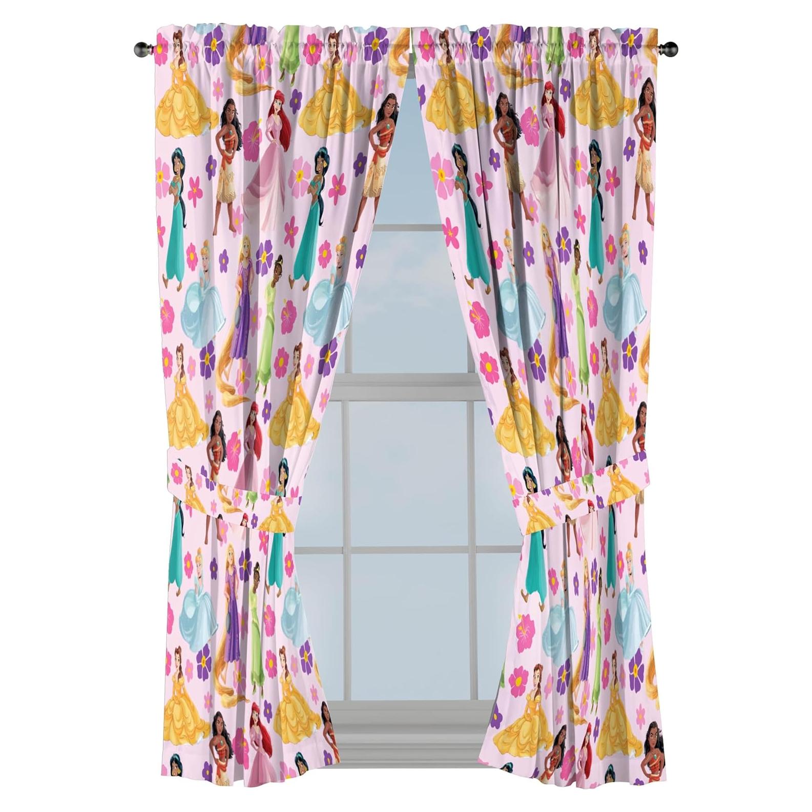 Cortinas de Ventana Jay Franco Princesa Disney 107x160 cm Rosa