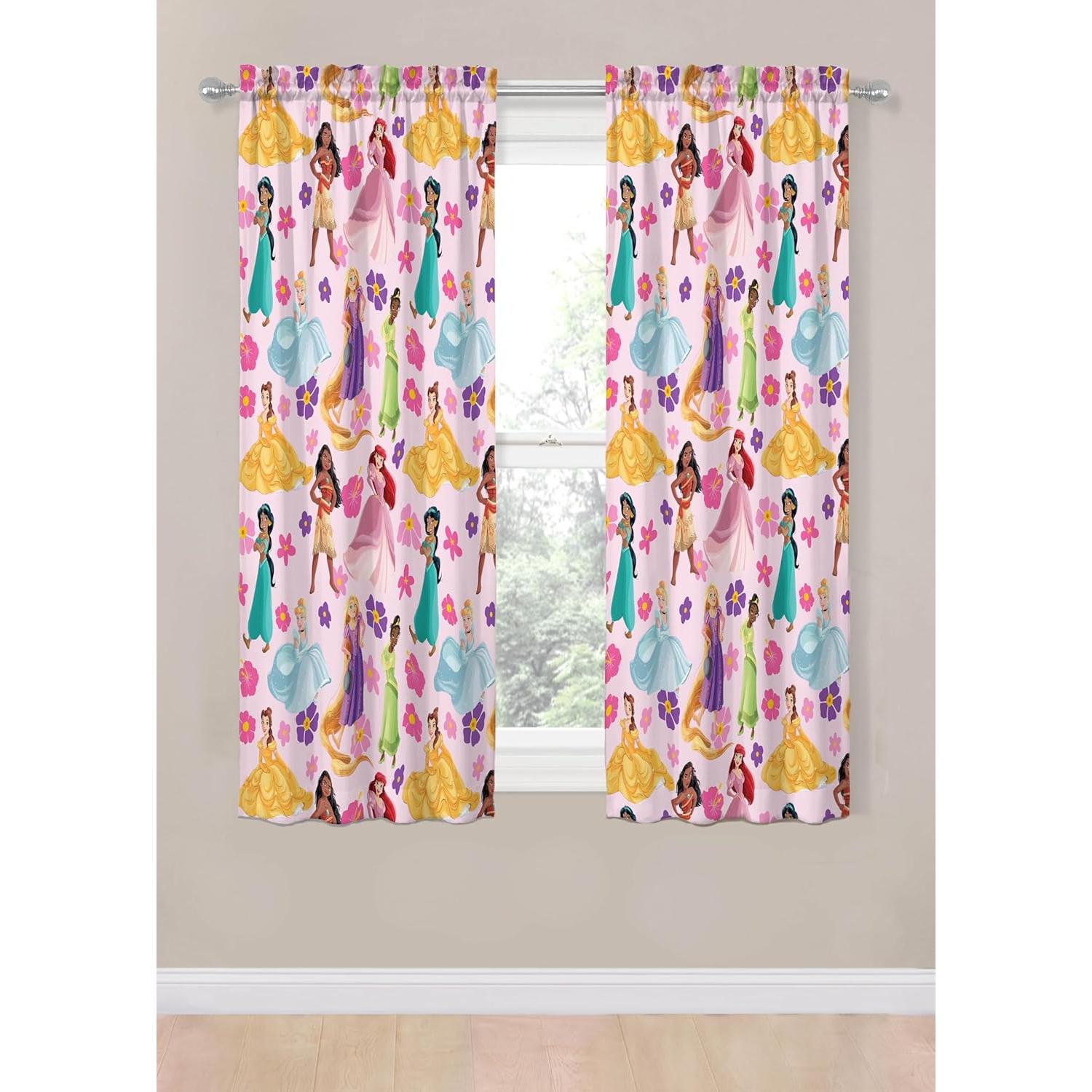 Cortinas de Ventana Jay Franco Princesa Disney 107x160 cm Rosa