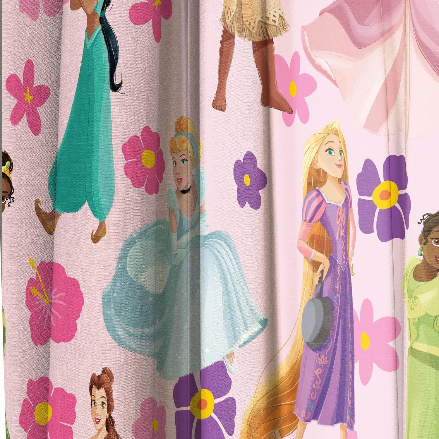 Cortinas de Ventana Jay Franco Princesa Disney 107x160 cm Rosa