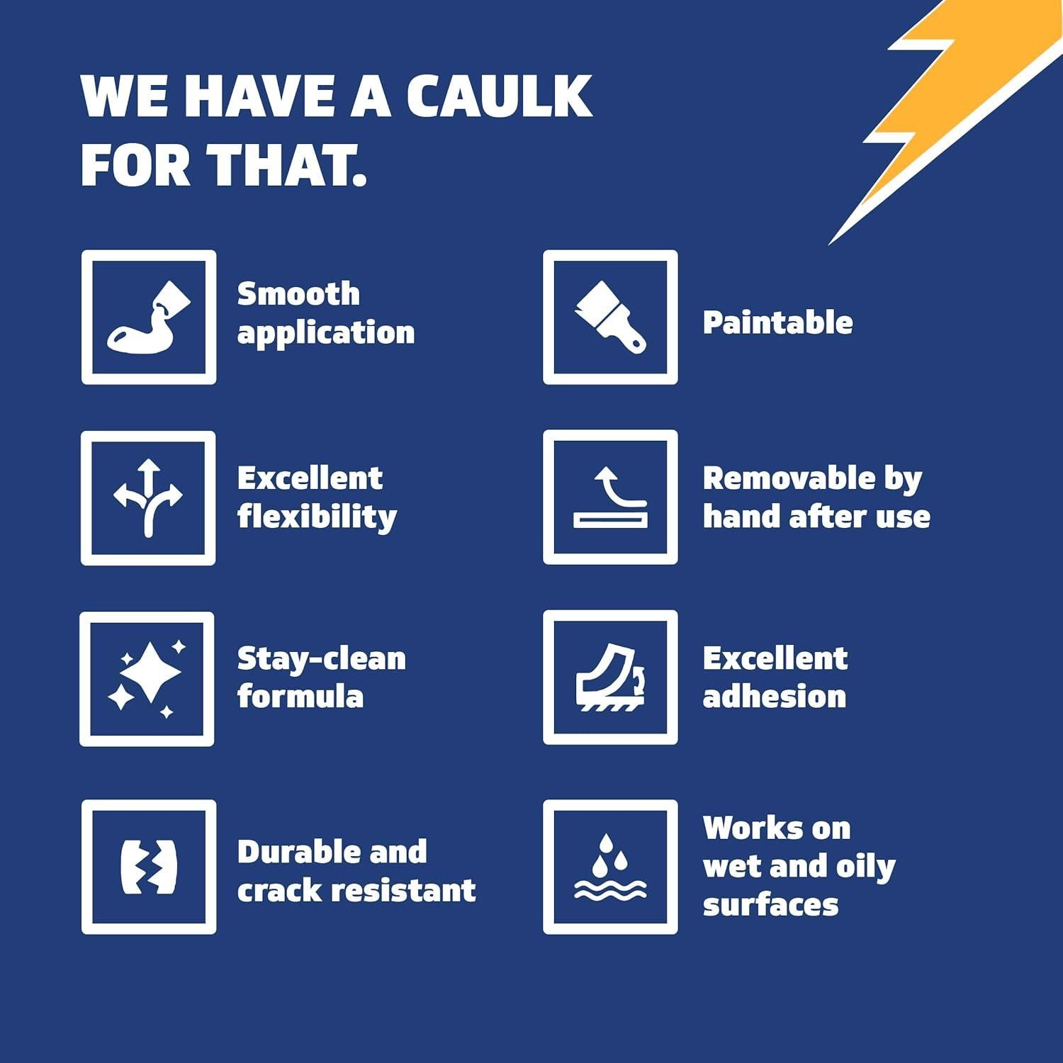 Masilla Acrílica Láttex Blanco Relámpago 591 ml (Paquete de 2)