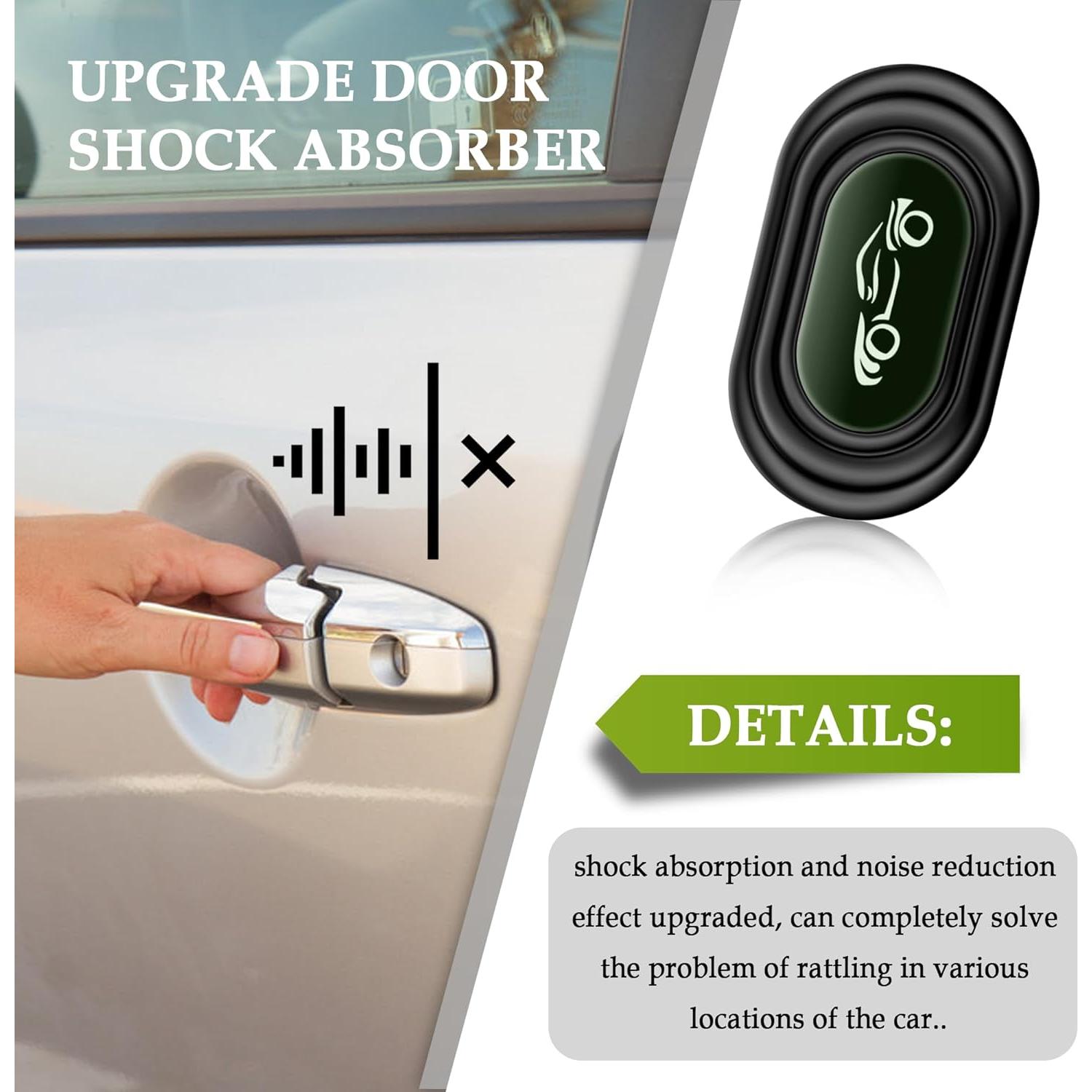 16 Amortiguadores de Puerta de Coche Stacool - Silicona Luminoso