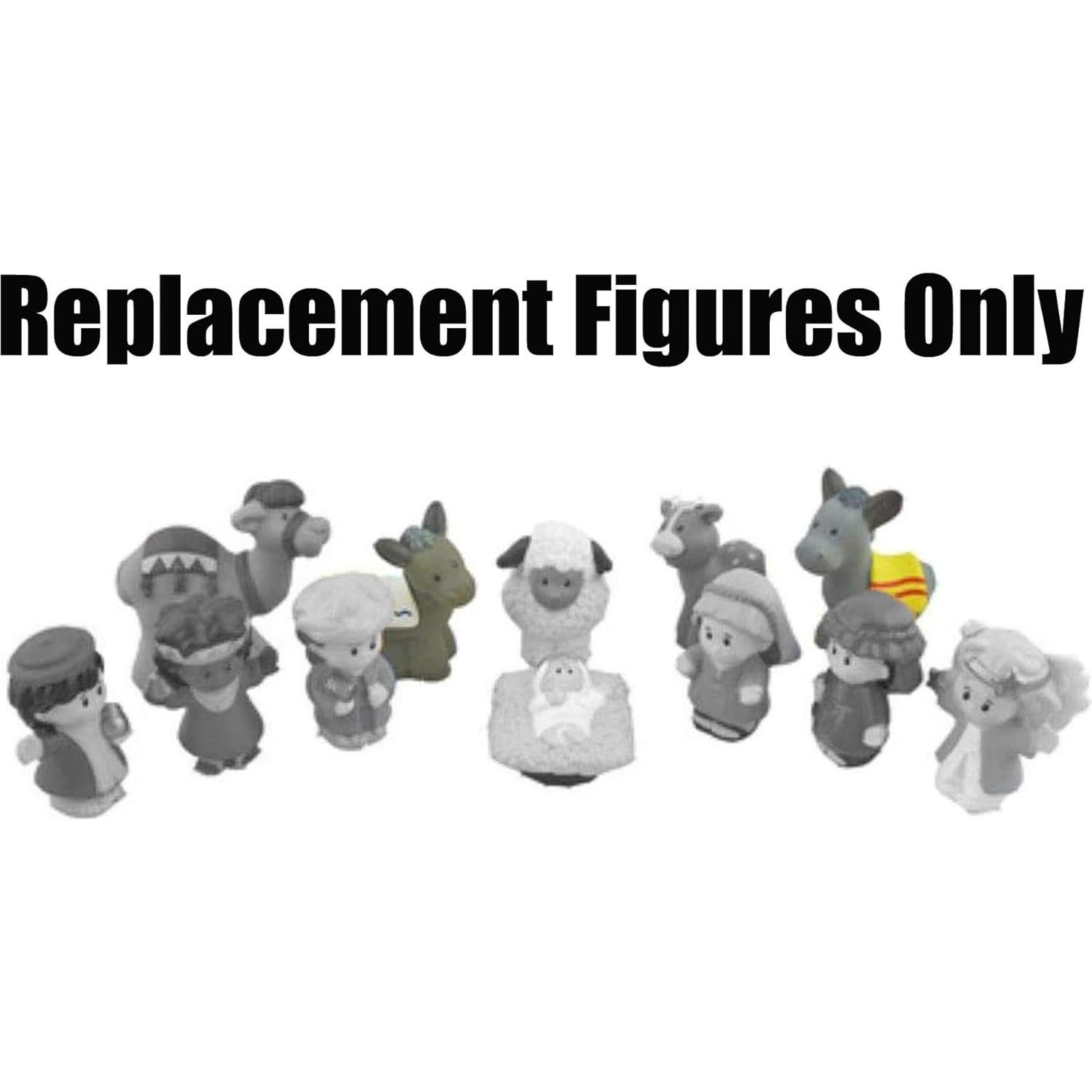 Repuesto Burros Fisher Price Little People Pesebre - Par