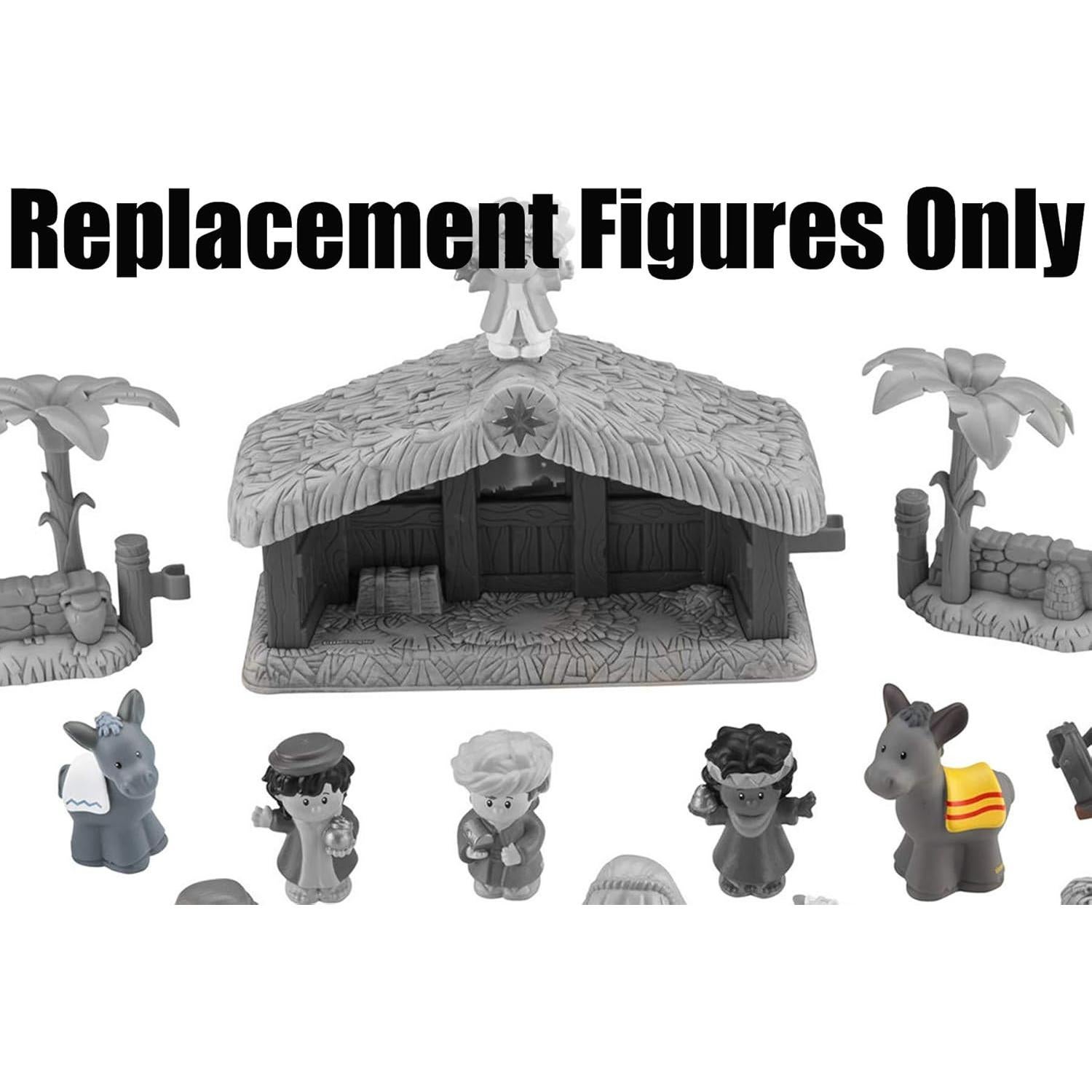 Repuesto Burros Fisher Price Little People Pesebre - Par