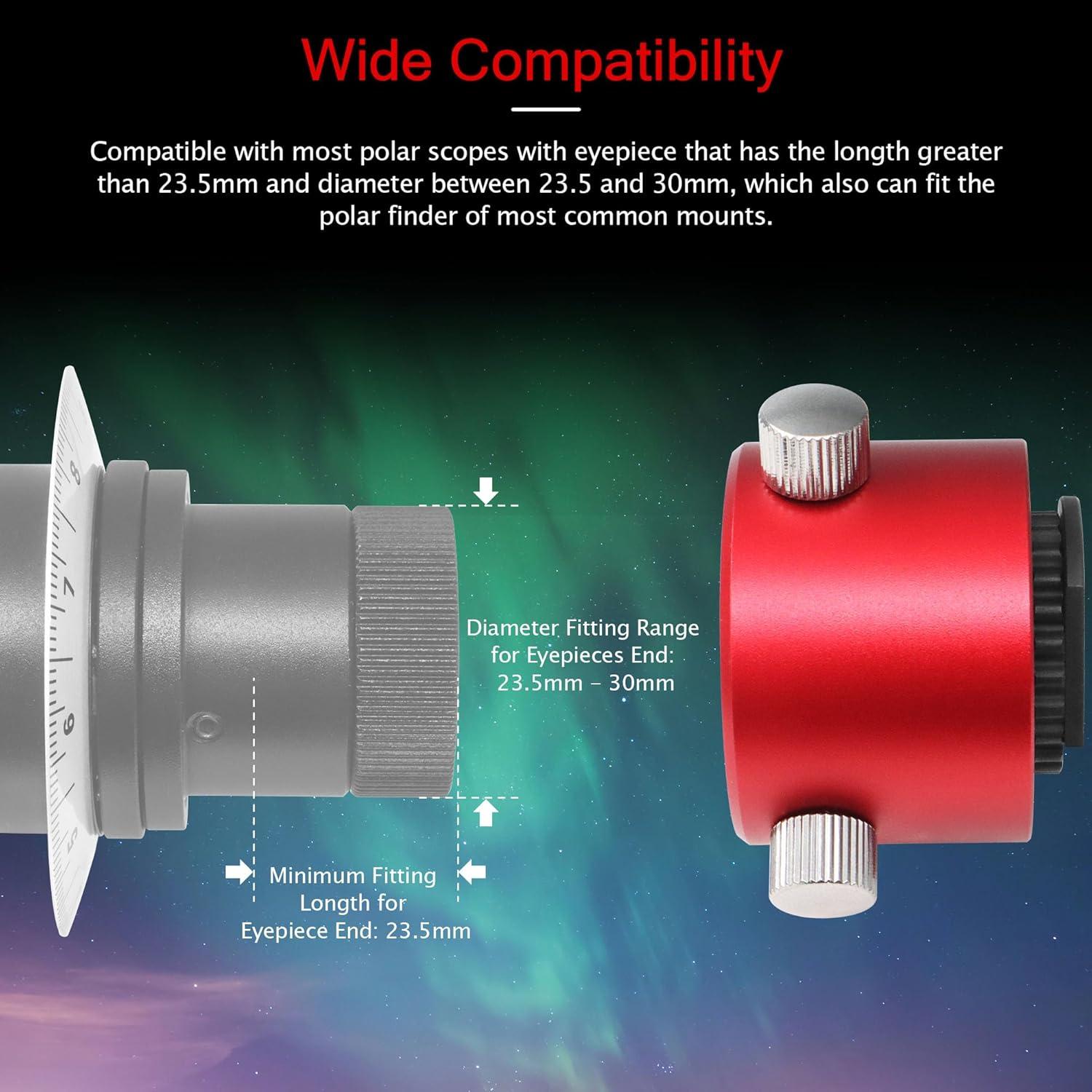 Adaptador de Metal Astromania para Visor Polar EQ-5