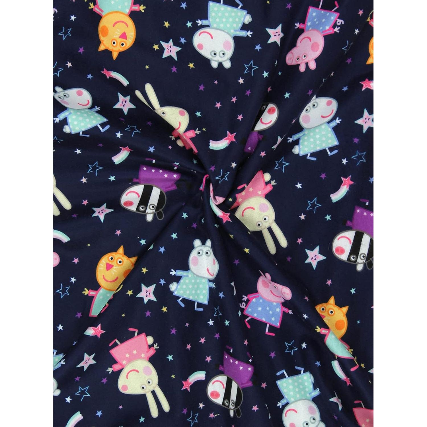 Vestido de Noche Peppa Pig para Niñas - Franela Suave 4-5 Años