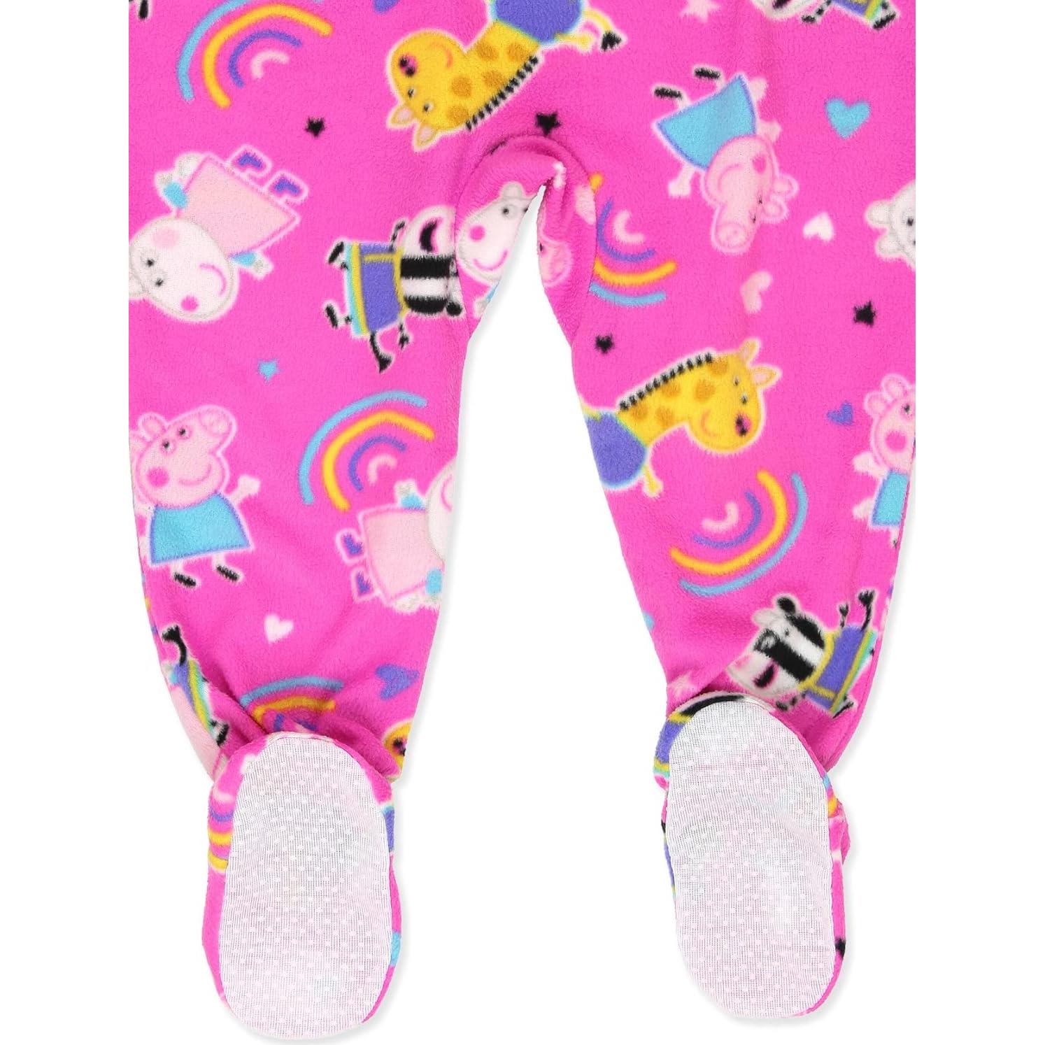 Pijama de una pieza Peppa Pig para niñas 4T - Rosa