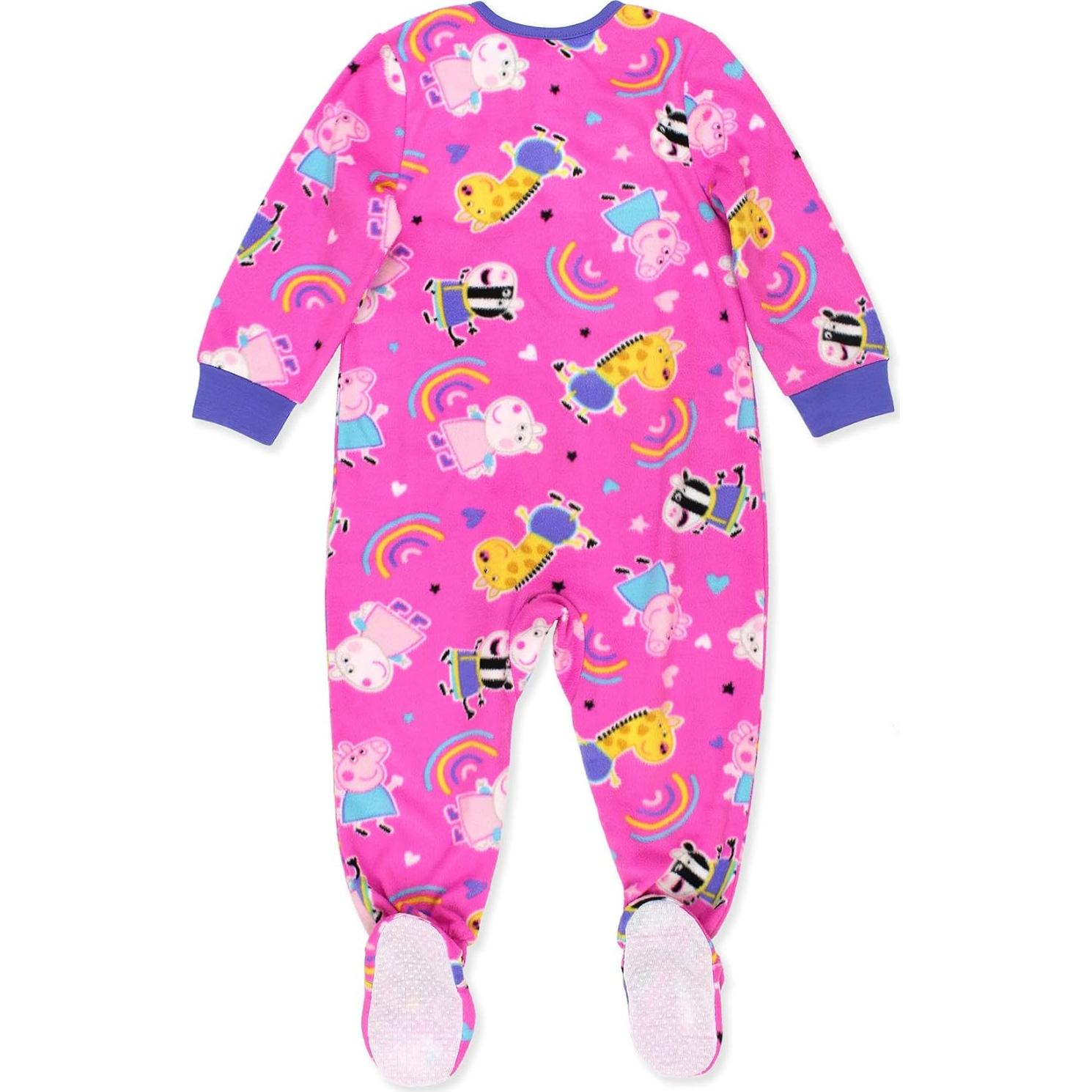 Pijama de una pieza Peppa Pig para niñas 4T - Rosa