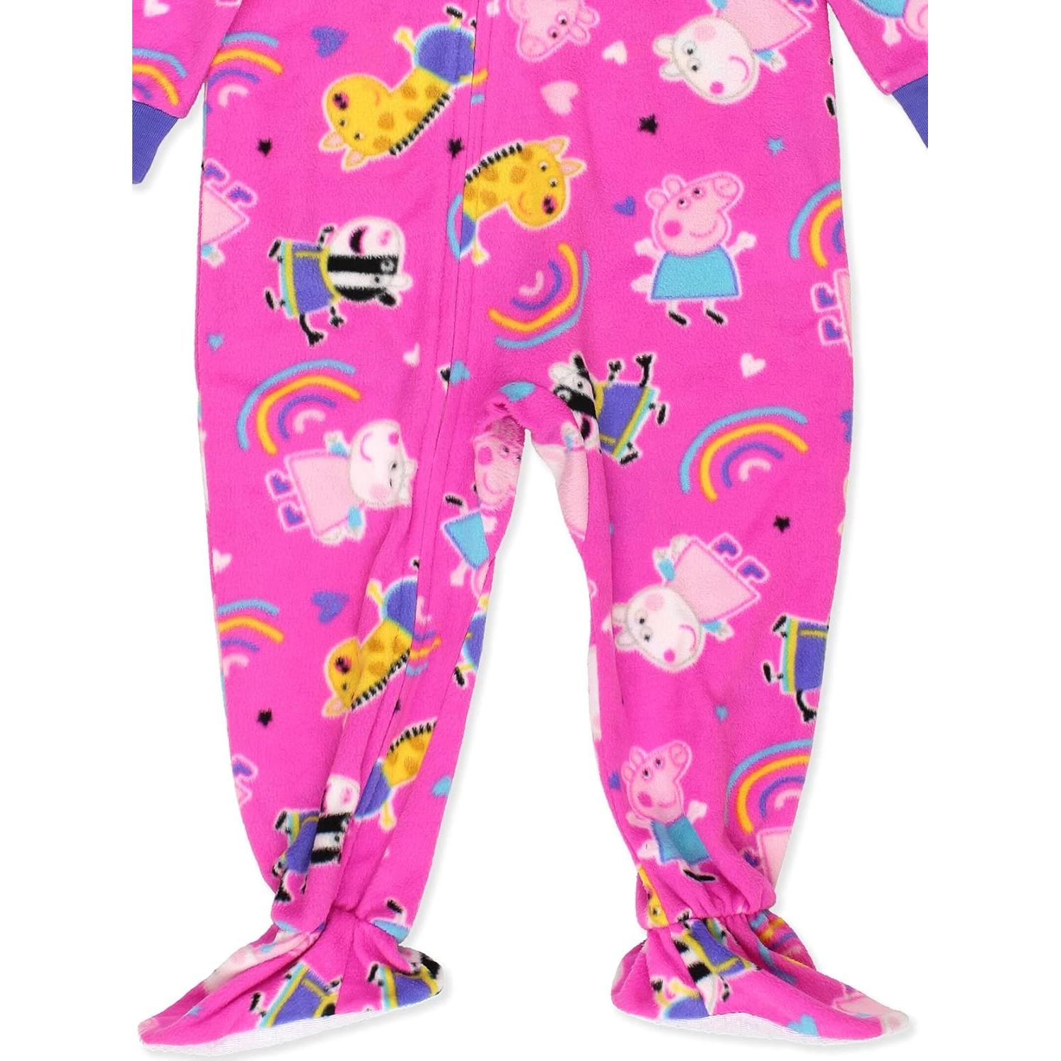 Pijama de una pieza Peppa Pig para niñas 4T - Rosa