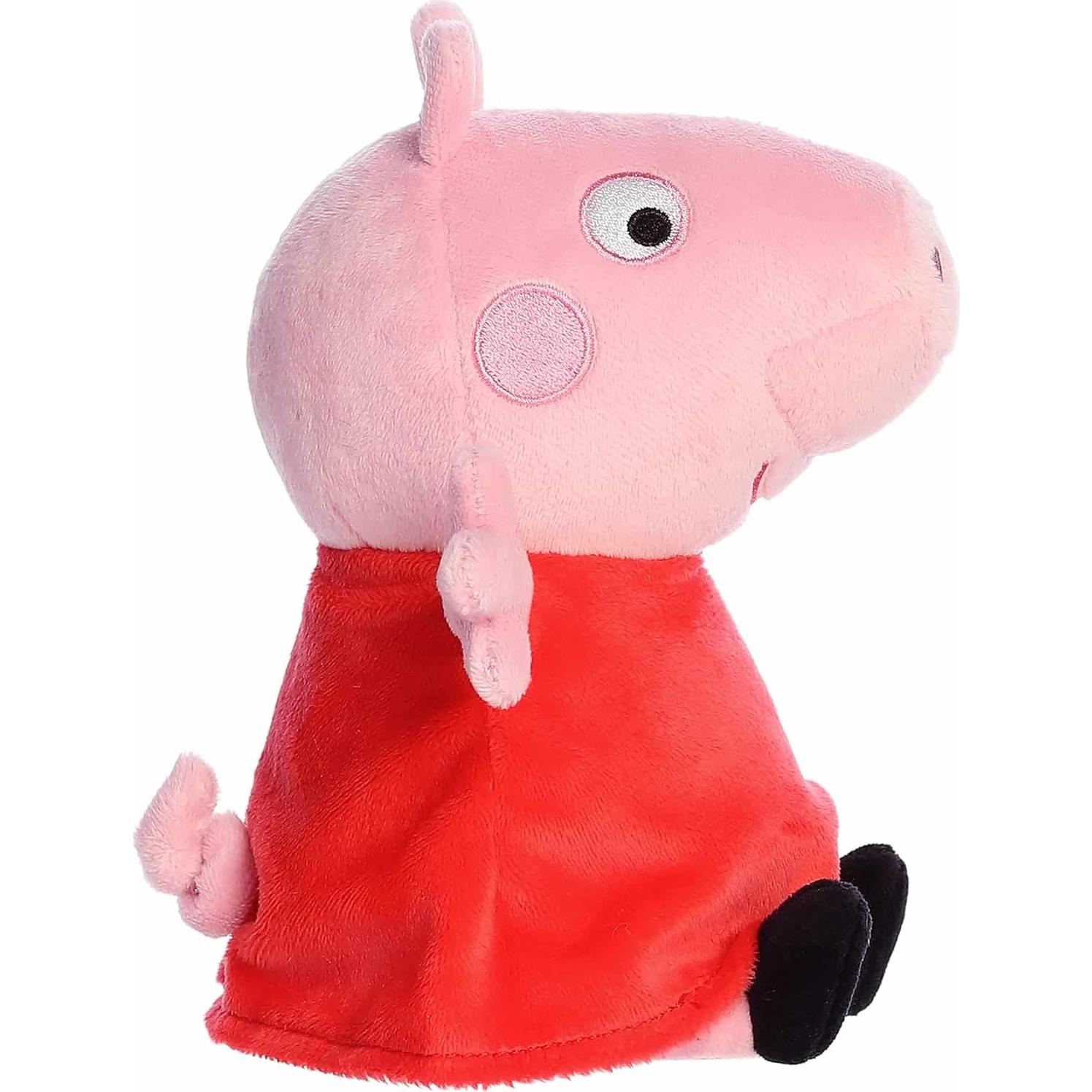 Peluche Peppa Pig Aurora 15 cm - Juguete Oficial Rosa