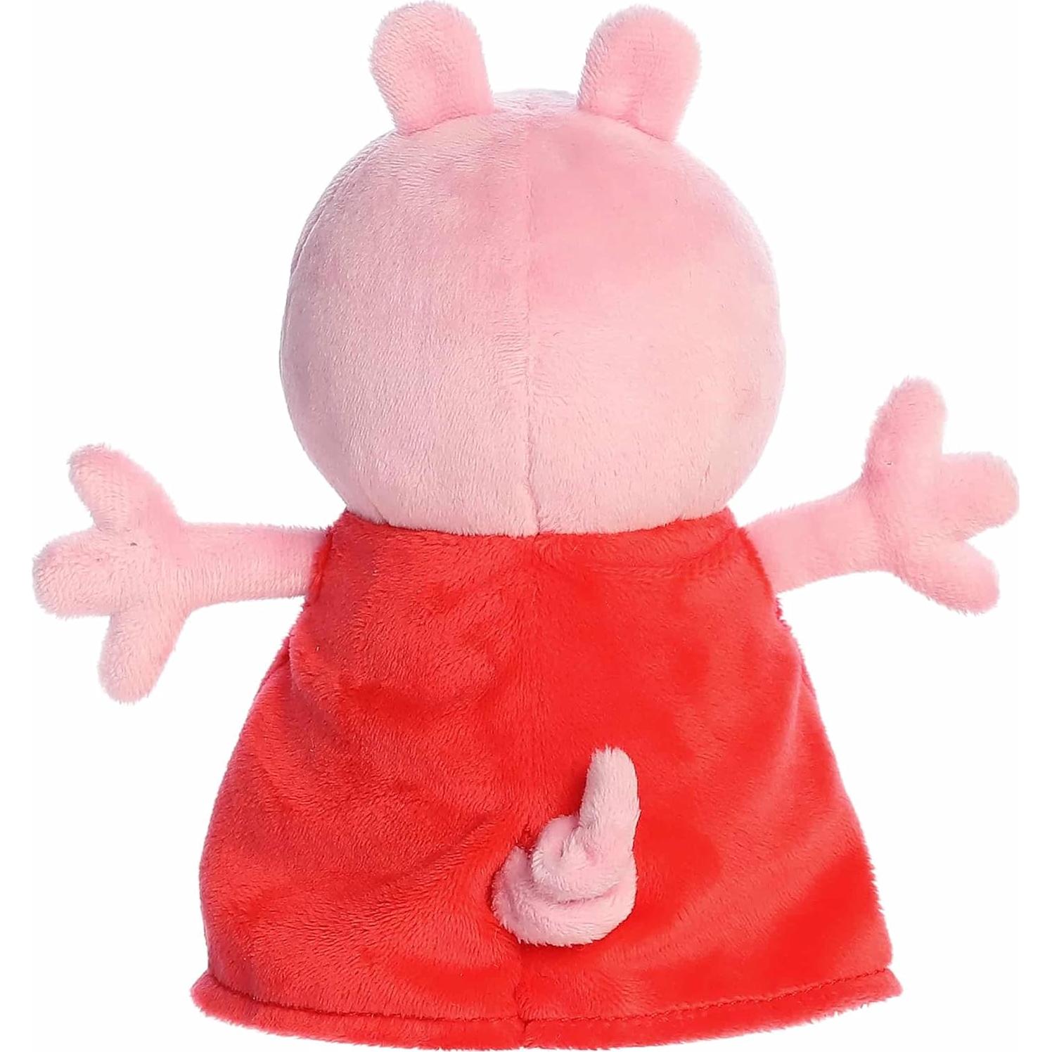 Peluche Peppa Pig Aurora 15 cm - Juguete Oficial Rosa