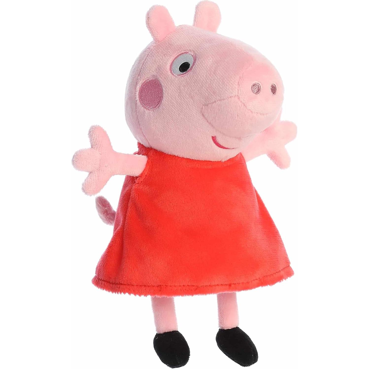 Peluche Peppa Pig Aurora 15 cm - Juguete Oficial Rosa