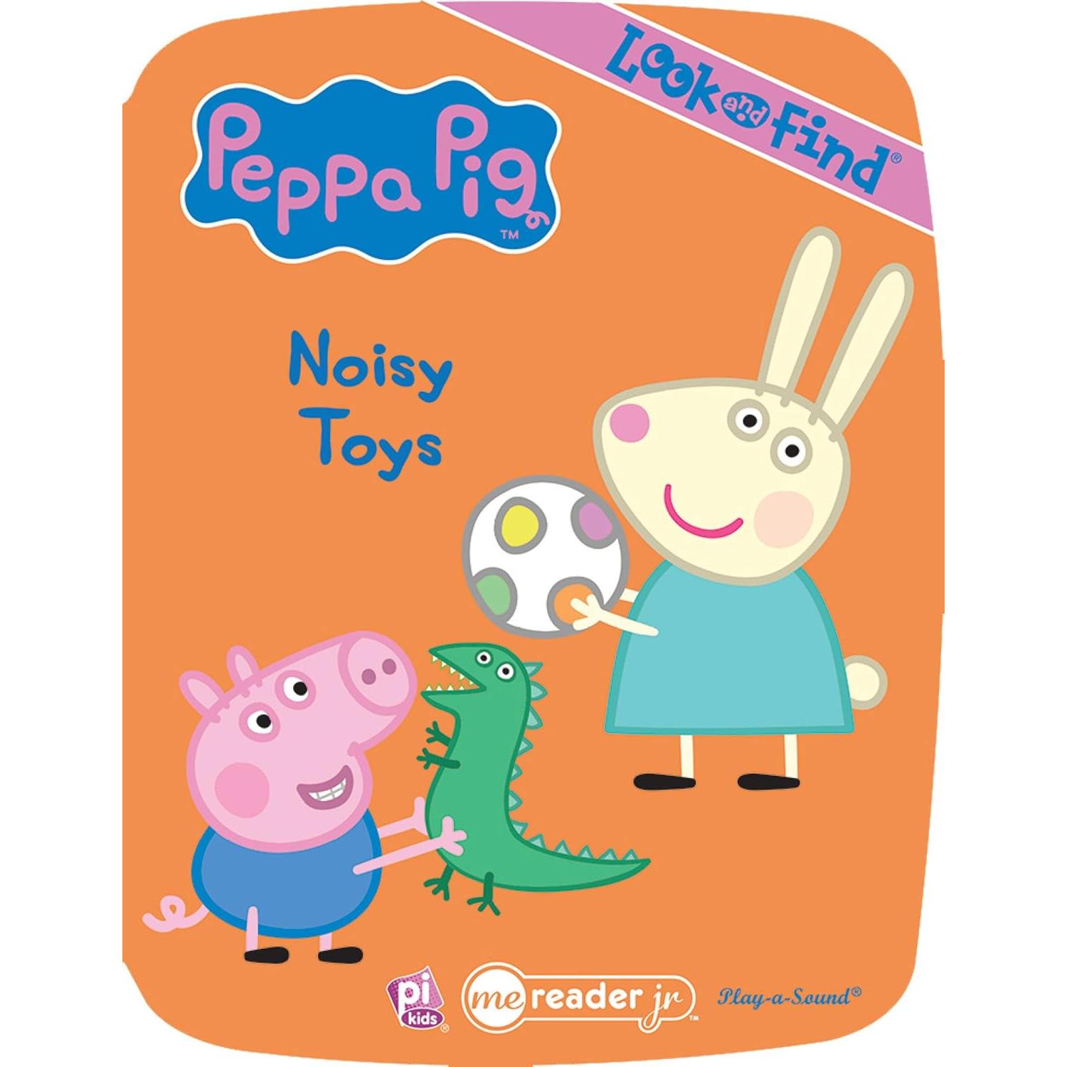 Peppa Pig - Electronic Me Reader Jr and 8 Look and Find Sound Book Library - PI Kids