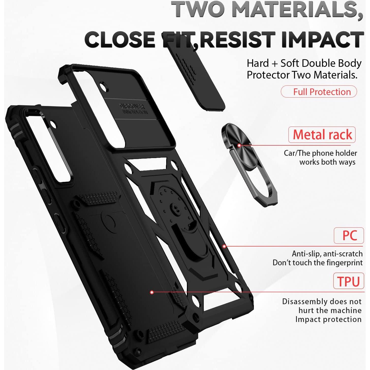 Funda Samsung Galaxy S22 Plus 5G con Soporte y Protector HD