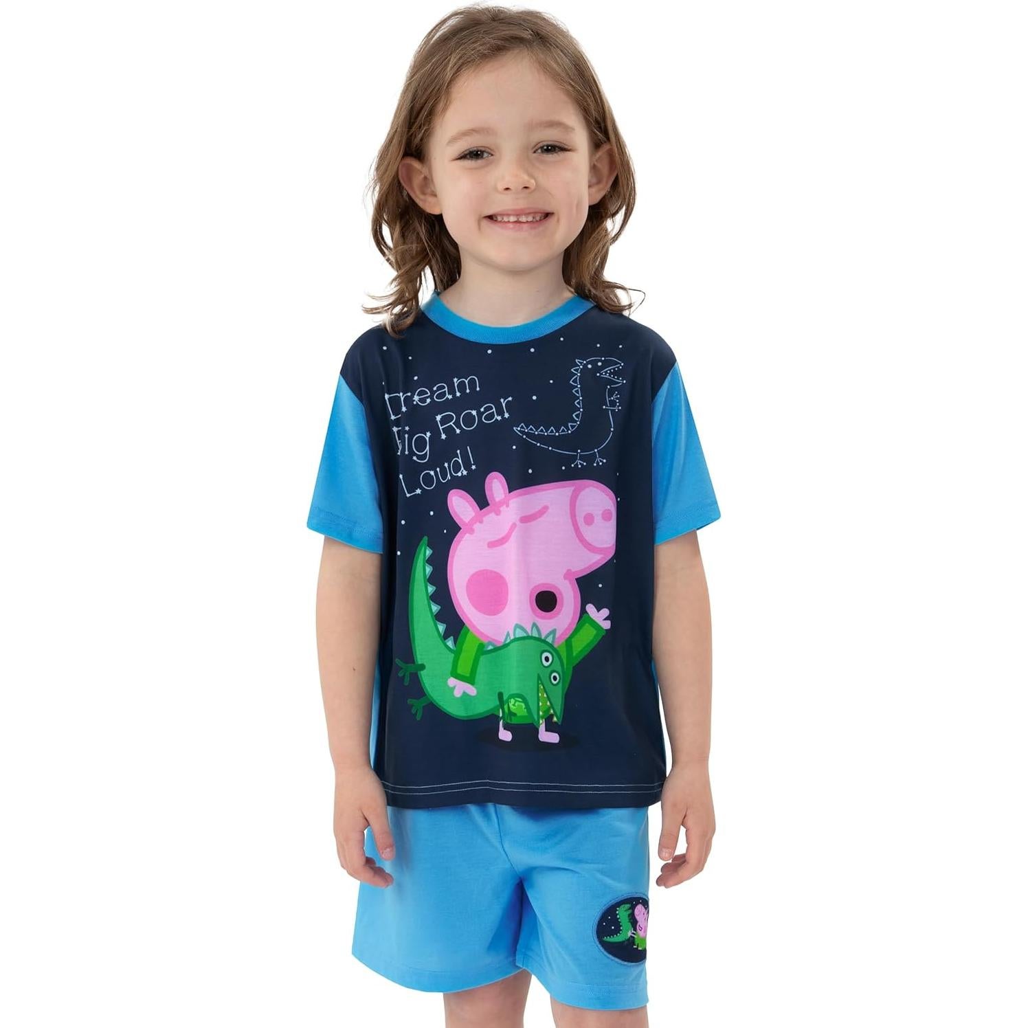 Pijamas de Peppa Pig para Niños - Manga Corta y Cortos