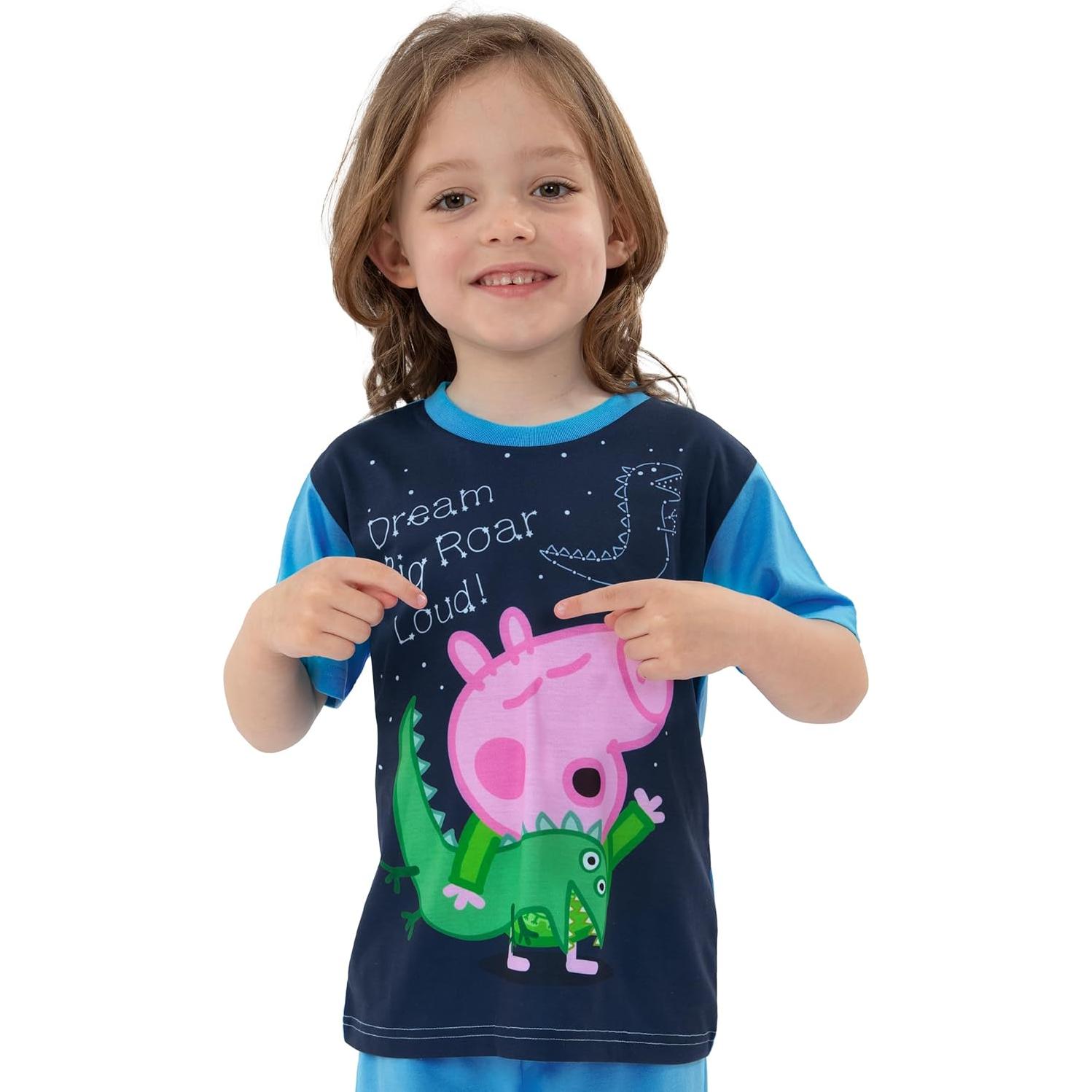 Pijamas de Peppa Pig para Niños - Manga Corta y Cortos