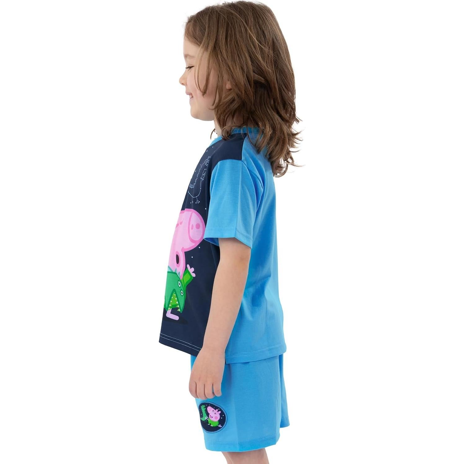 Pijamas de Peppa Pig para Niños - Manga Corta y Cortos