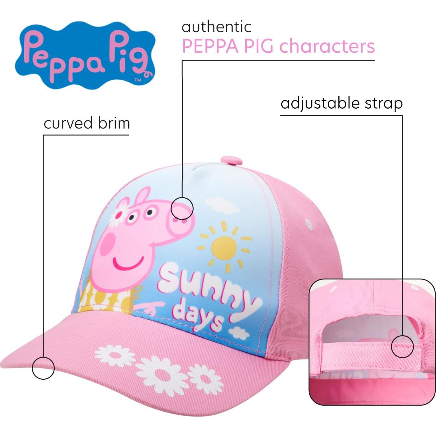 Gorra de béisbol Peppa Pig Hasbro - Ajustable 2-4 años