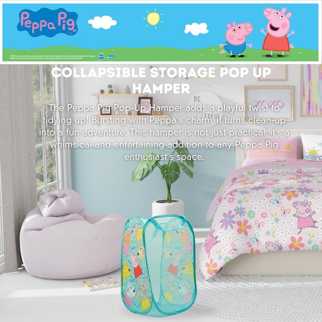 Cesta de Almacenamiento Colapsable Peppa Pig 70L