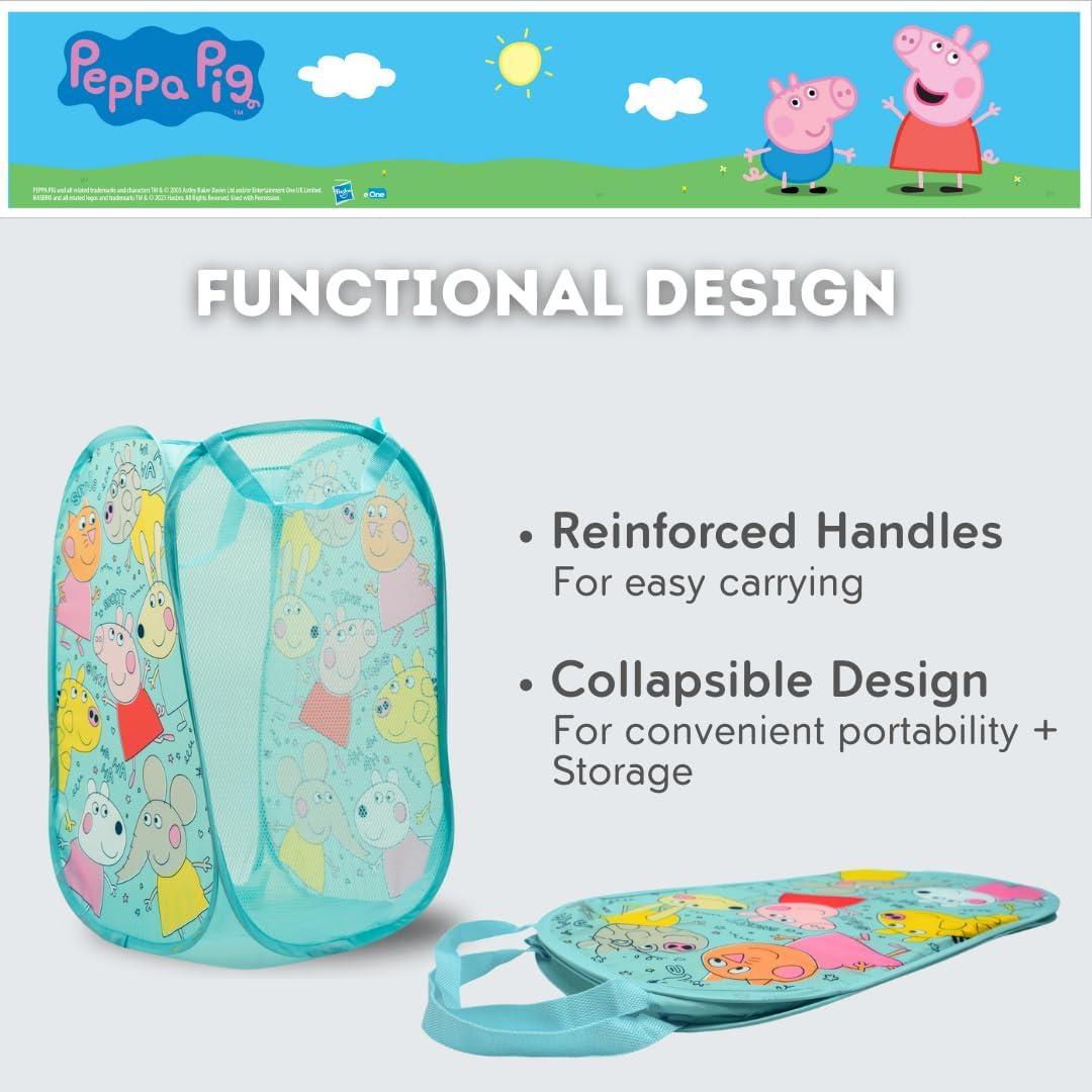 Cesta de Almacenamiento Colapsable Peppa Pig 70L