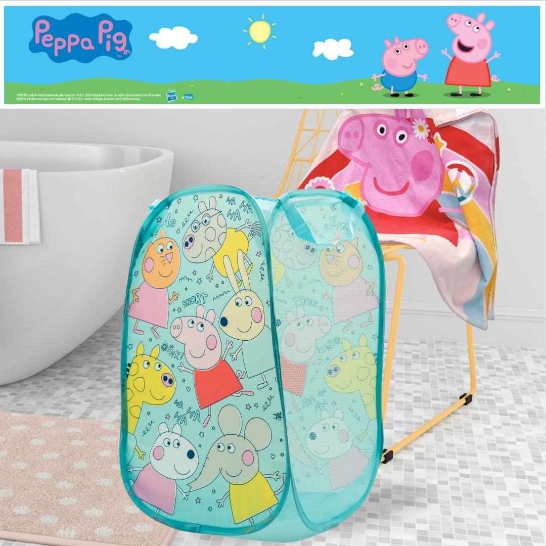 Cesta de Almacenamiento Colapsable Peppa Pig 70L
