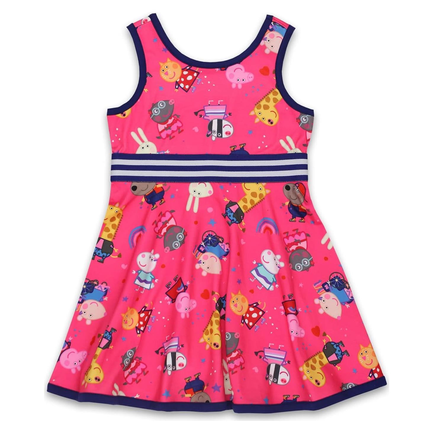 Vestido Peppa Pig Corte en A para Niñas 4T - Rosa