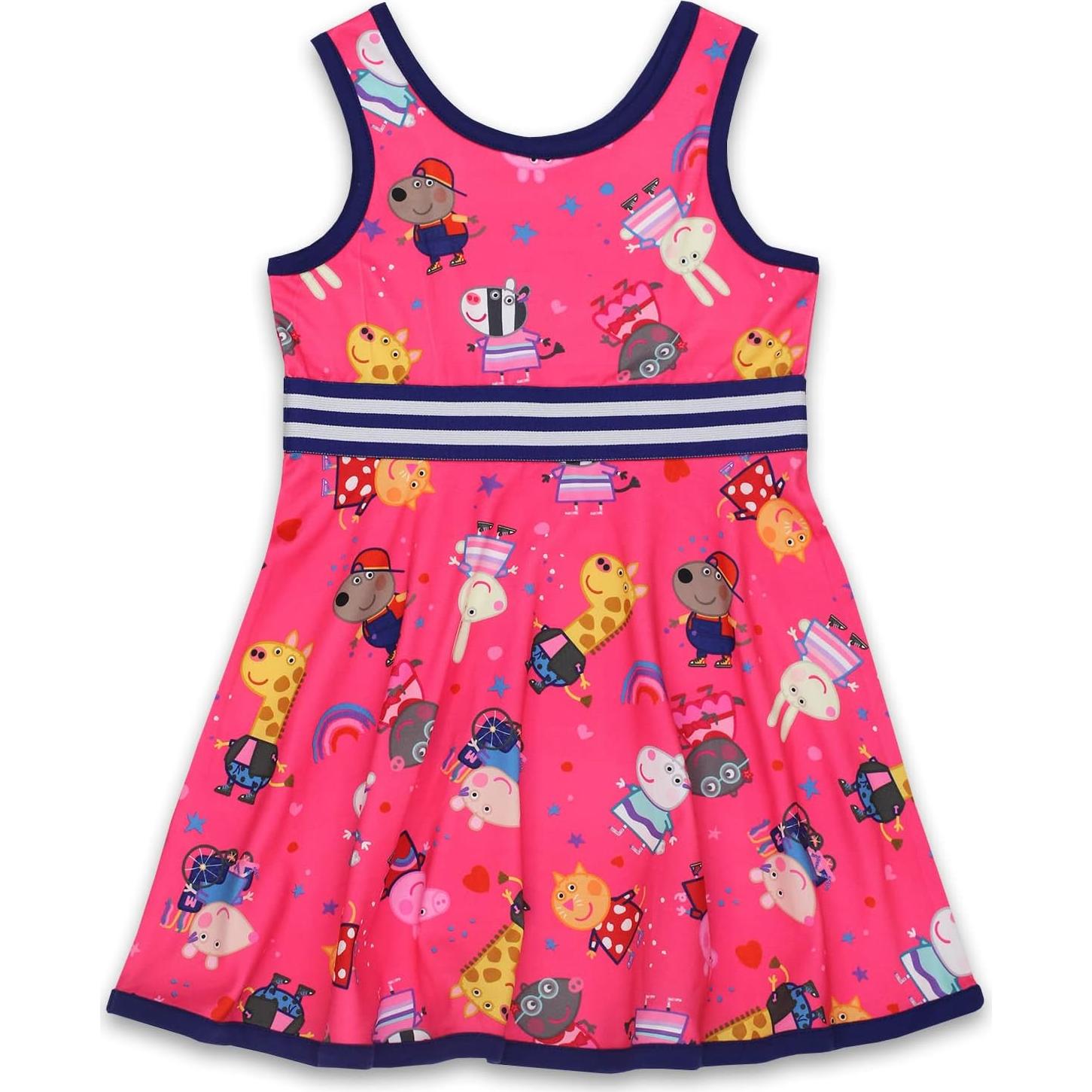 Vestido Peppa Pig Corte en A para Niñas 4T - Rosa