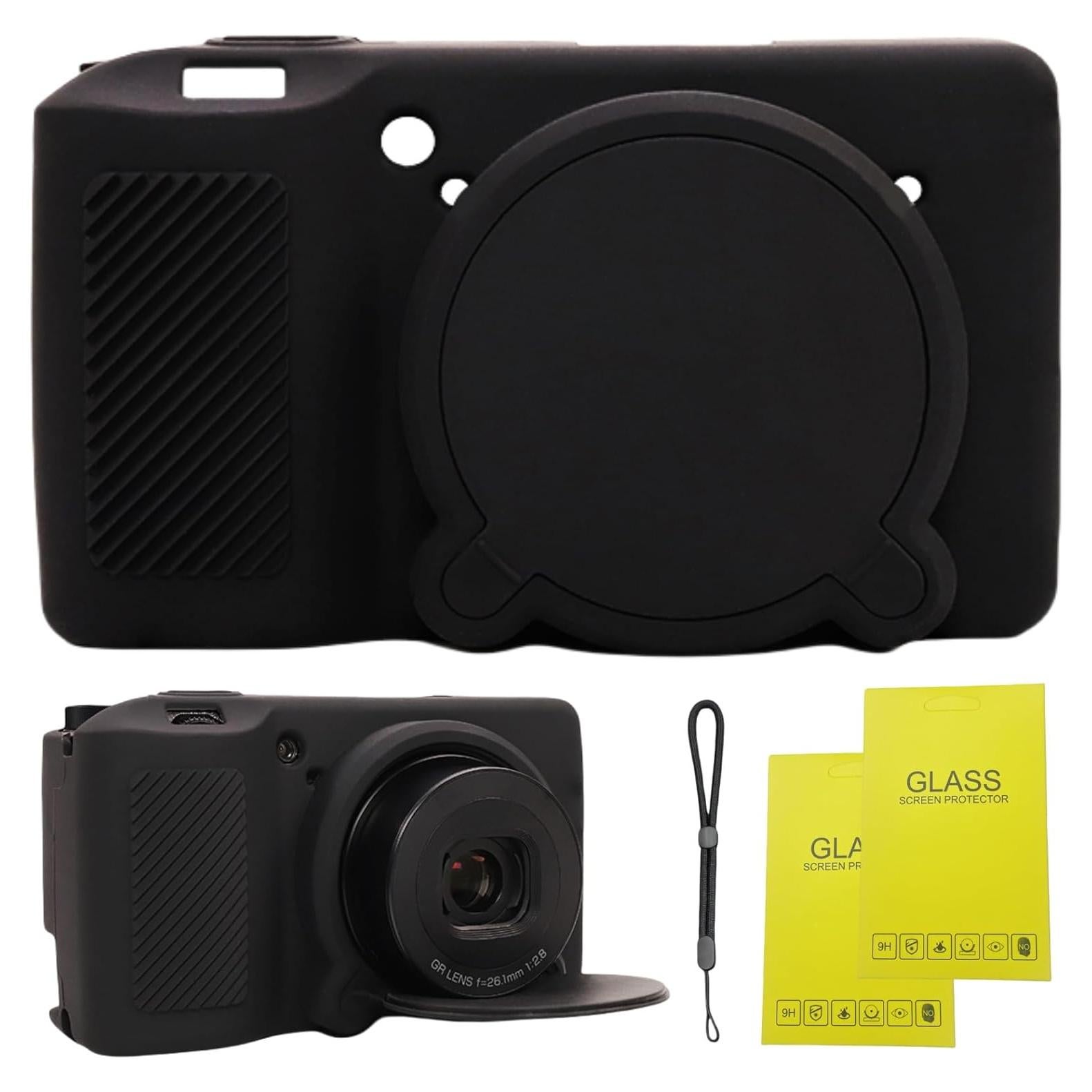 Funda de Silicona para Cámara Ricoh GR III/GR III X - Negro