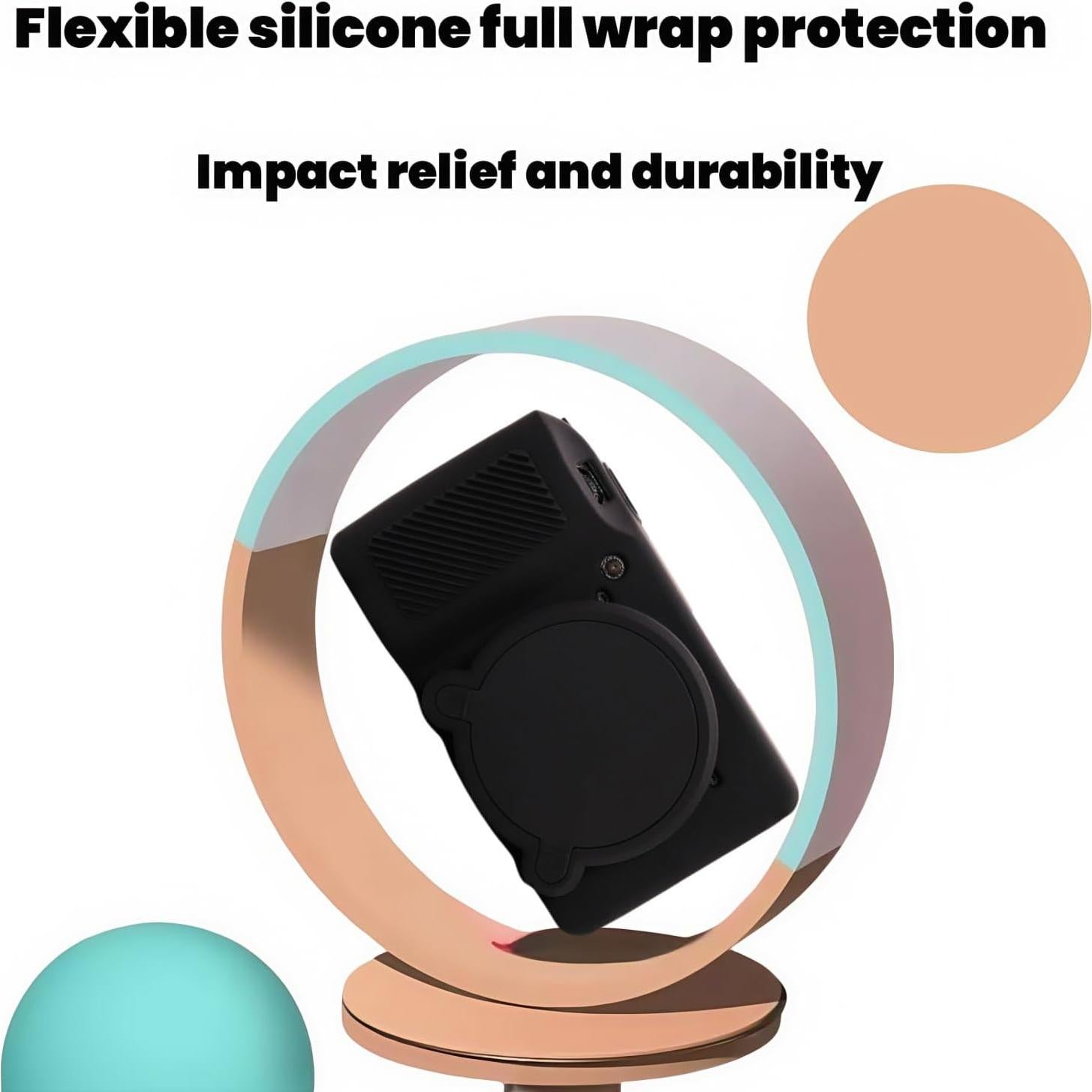 Funda de Silicona para Cámara Ricoh GR III/GR III X - Negro