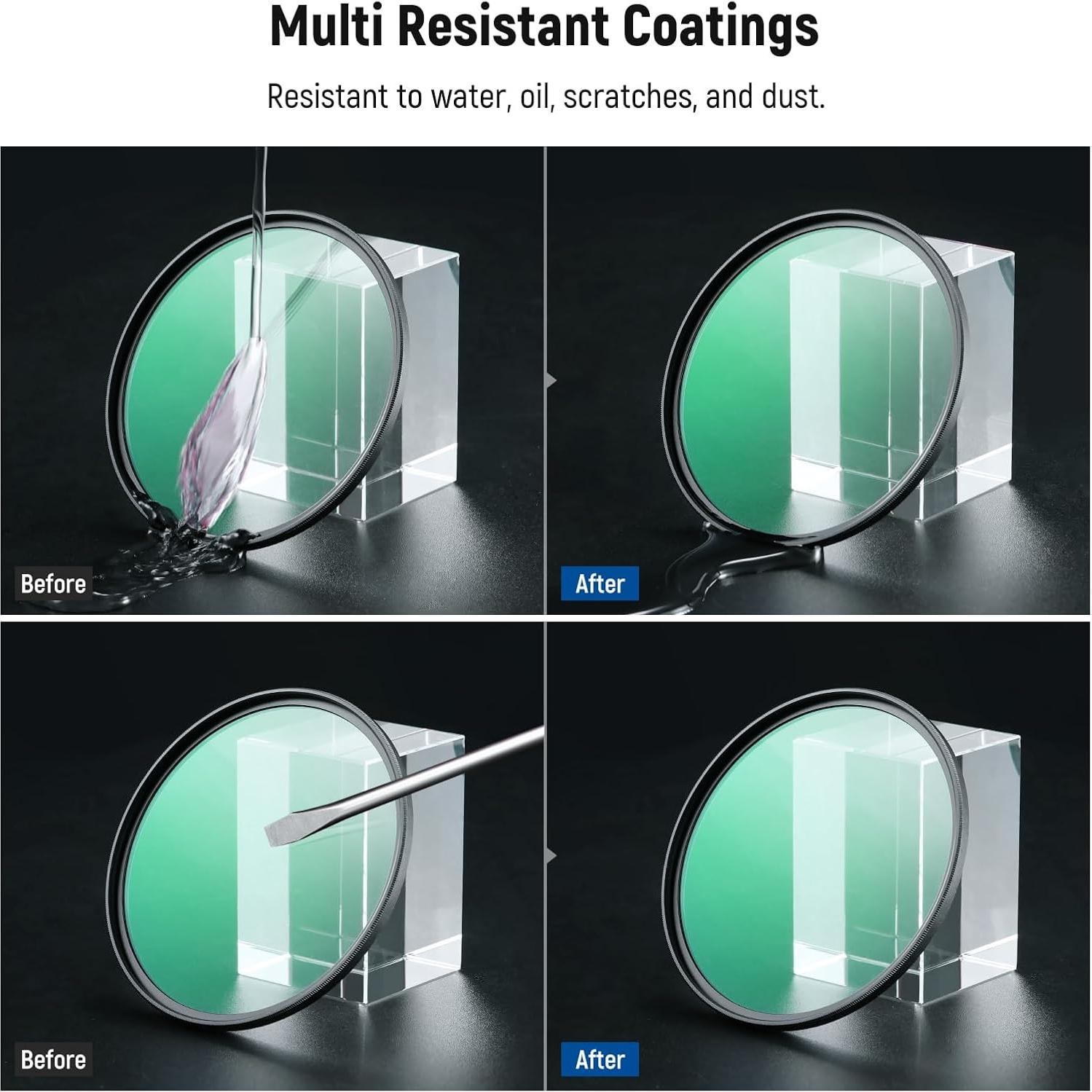 Filtro ND Variable 58mm NEEWER + Filtro Difusión Negra 1/4