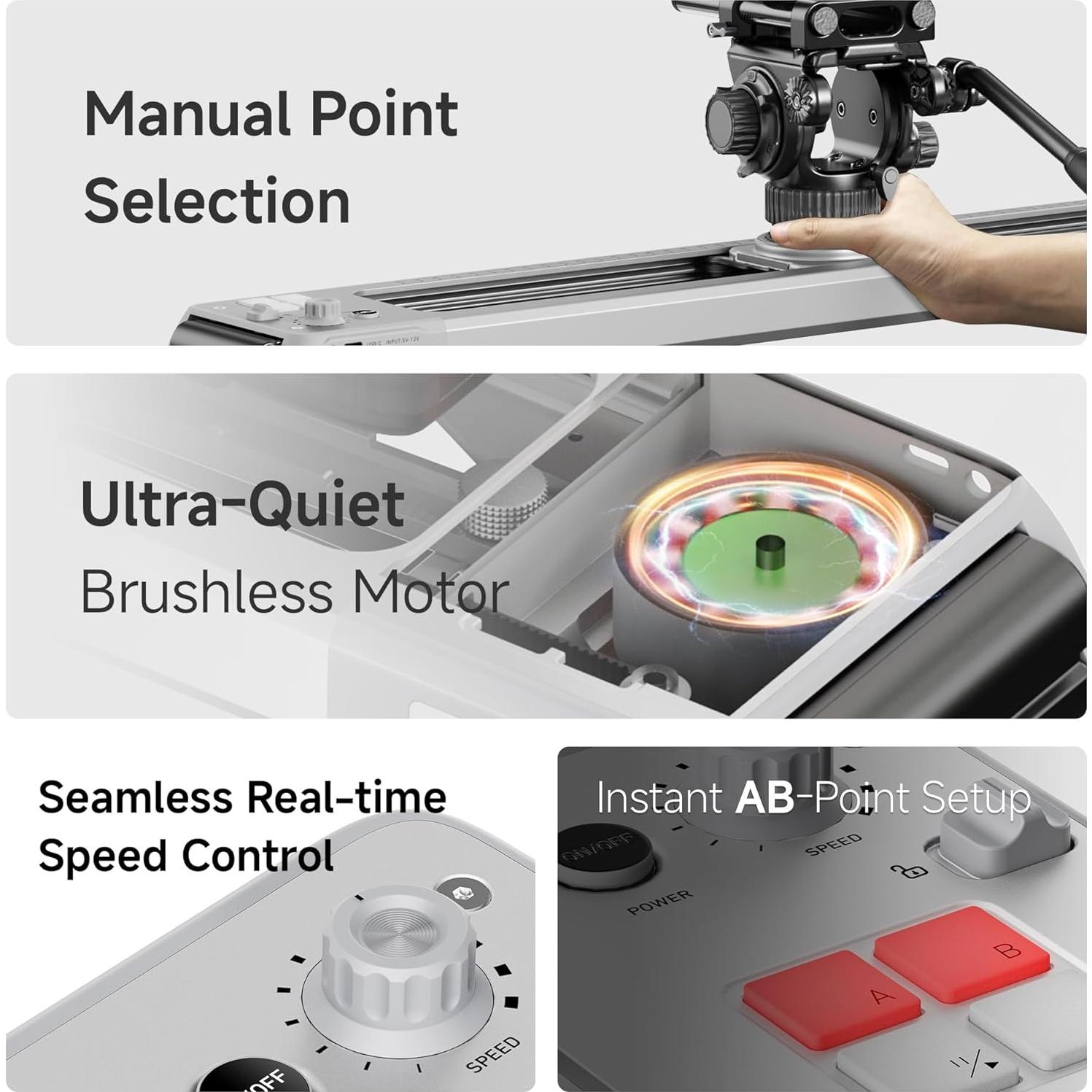 Deslizador de Cámara Motorizado Zeapon D40 40cm 5kg