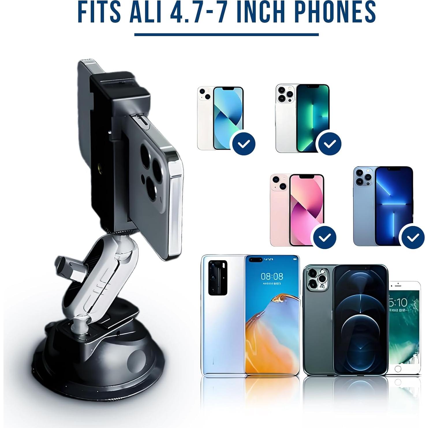 Soporte de Teléfono para Coche MIOLOE con Ventosa 360°