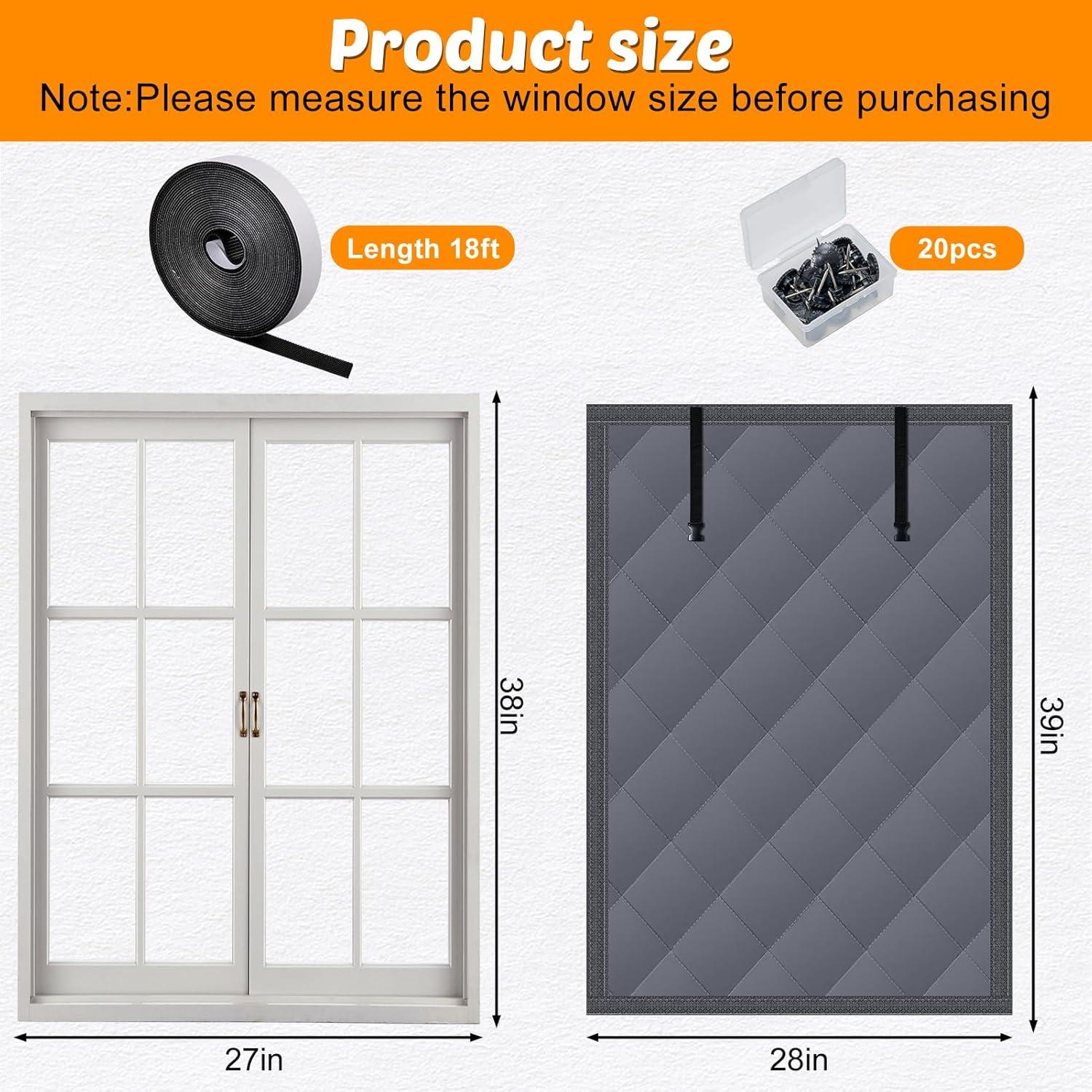 Cubierta Aislante de Ventana 71x99cm NNG para Invierno