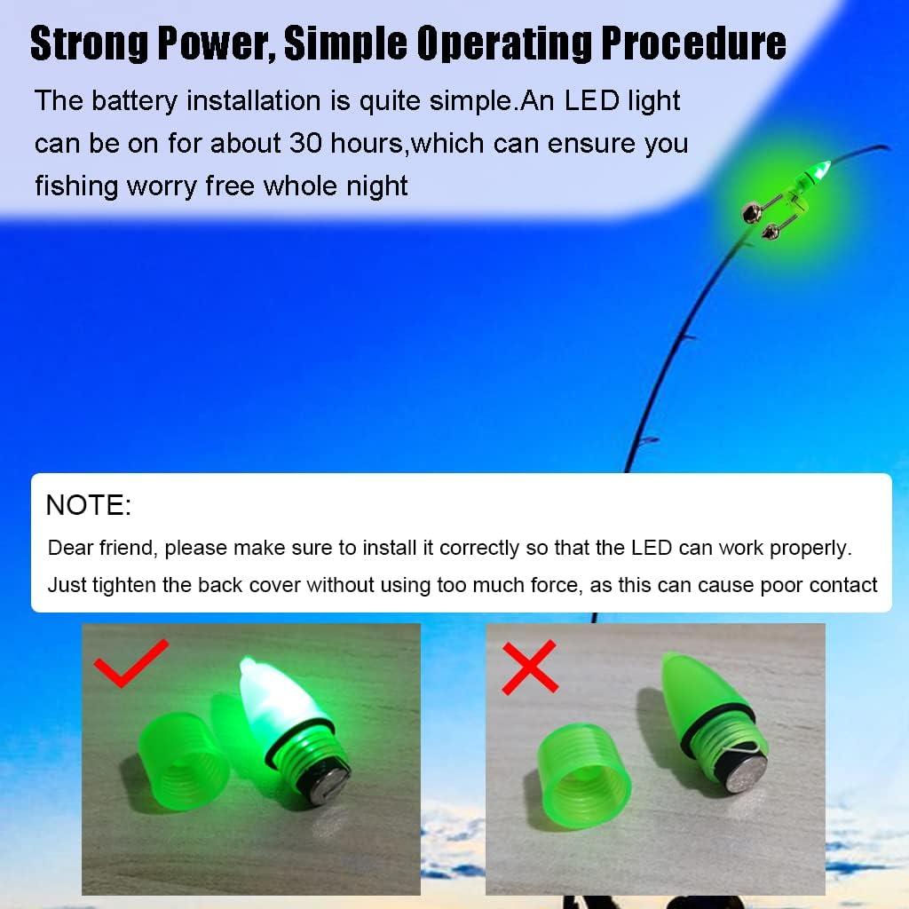 Campanas de Pesca JZTang con Luces LED 30 Pcs Accesorios