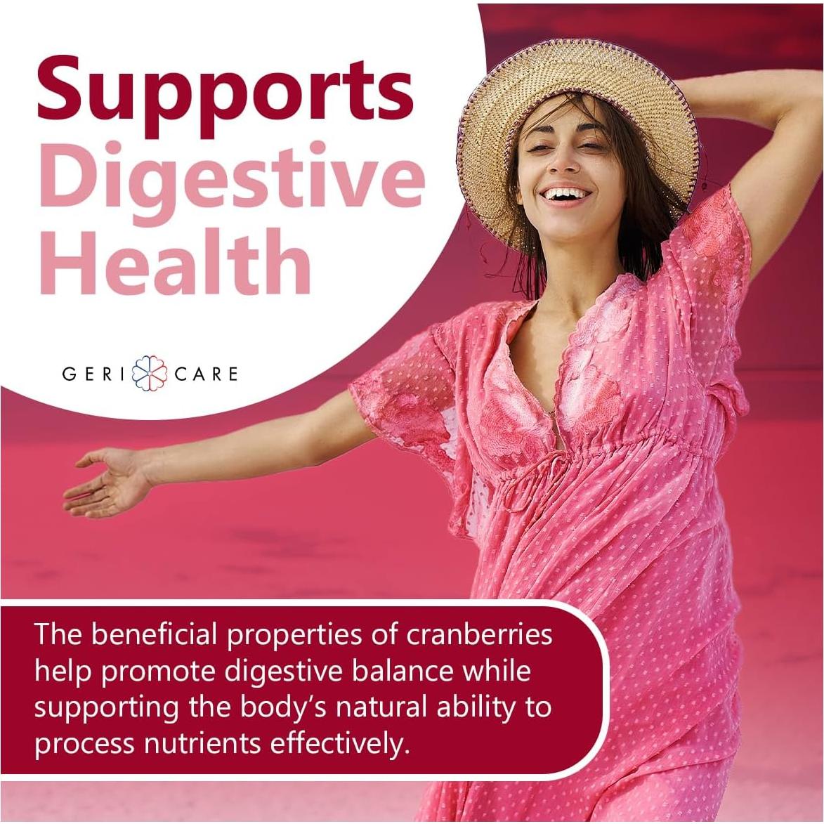 Gominolas de Arándano GeriCare 60 Unidades - Salud Urinaria