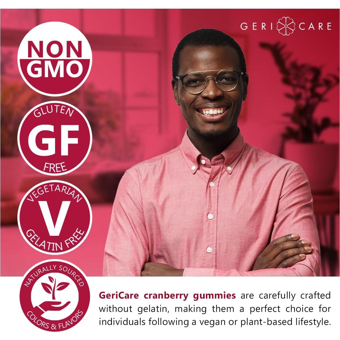 Gominolas de Arándano GeriCare 60 Unidades - Salud Urinaria