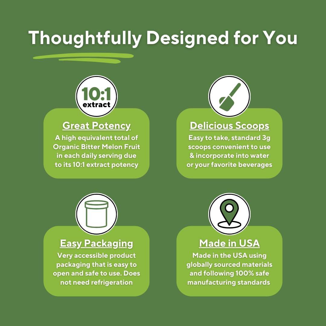 Vitapia Polvo de Melón Amargo Orgánico 100g - Salud Digestiva y Cardiaca