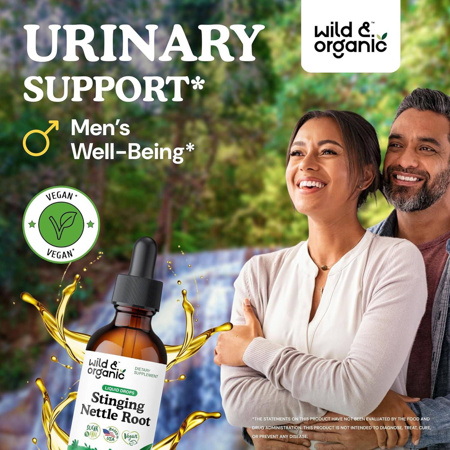 Tintura de Raíz de Ortiga Silvestre Orgánica 59 ml - Vegano