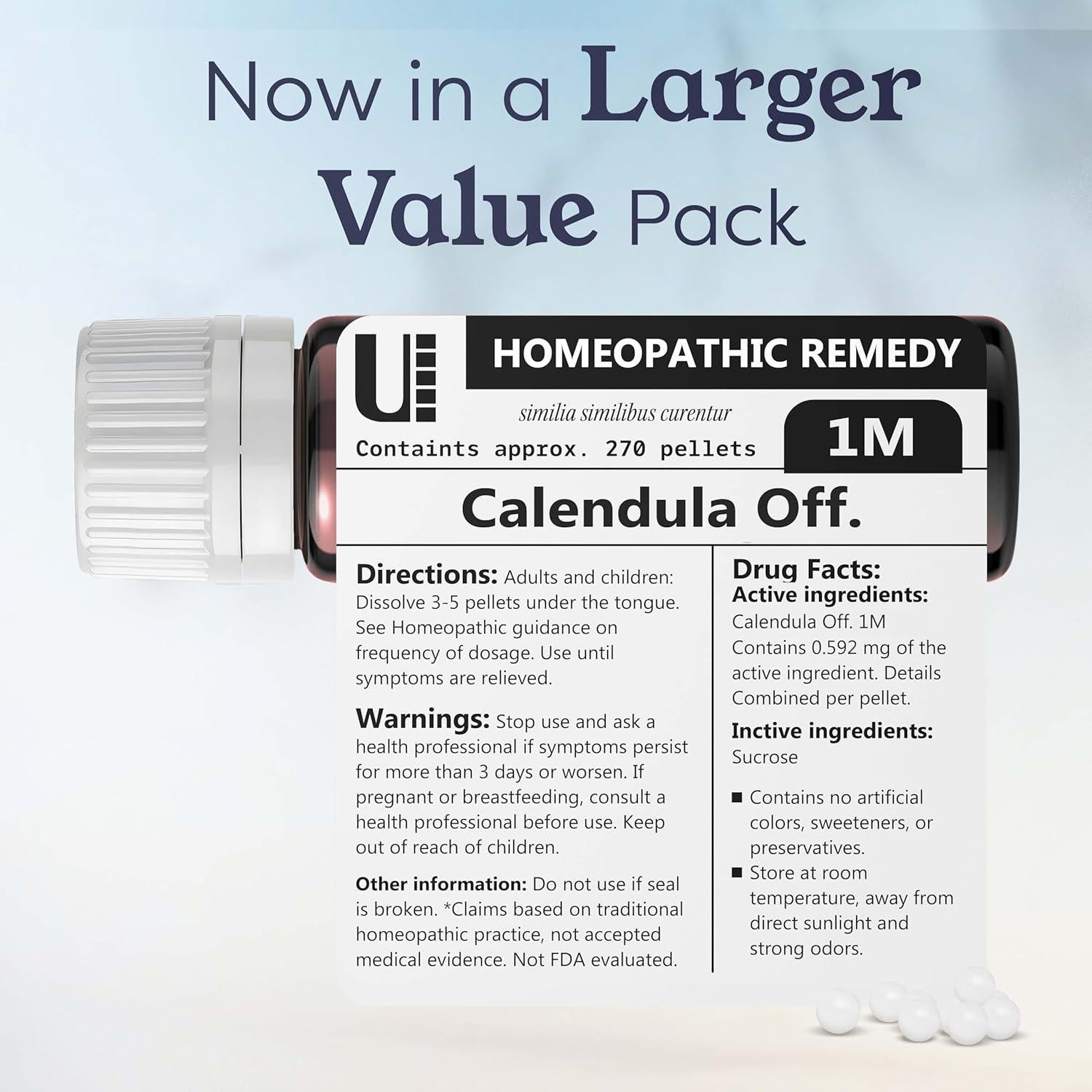 Remedio Homeopático Calendula Officinalis Urenus 270 Pellets